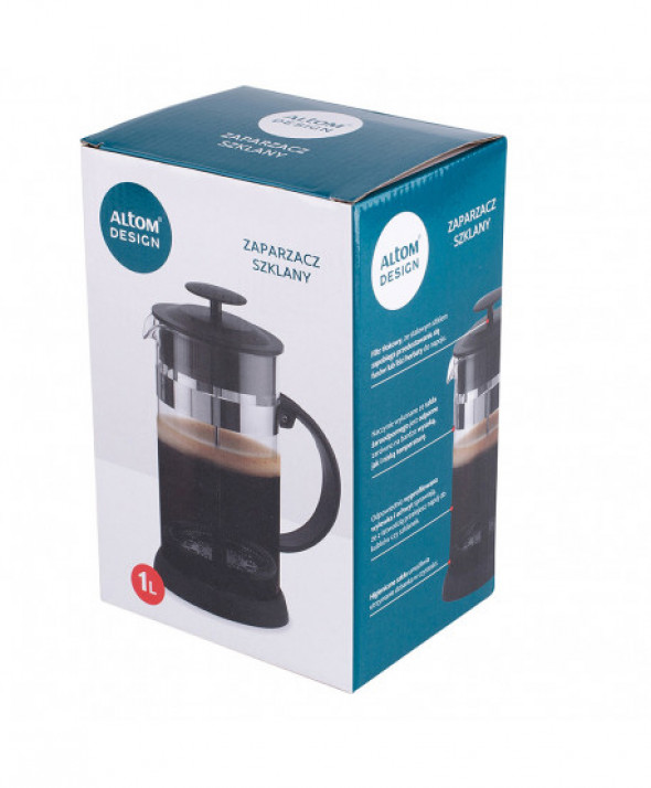 Zaparzacz tłokowy do kawy i herbaty / French Press praska francuska 1 l