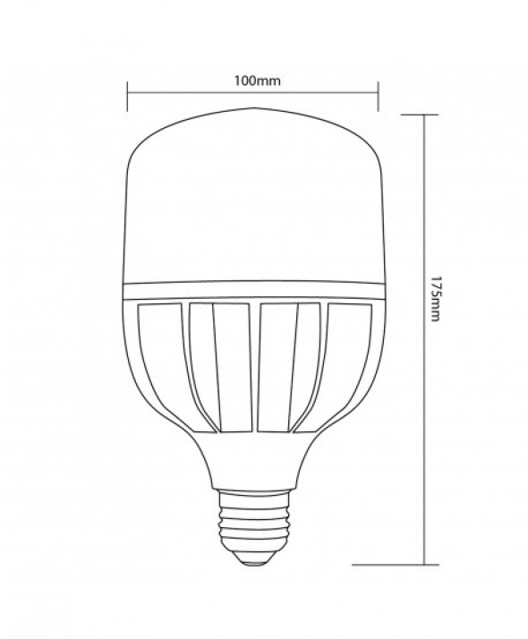 Żarówka LED E27, 30W  230V  Maclean Energy MCE261 CW zimna biała 6500K 3000lm