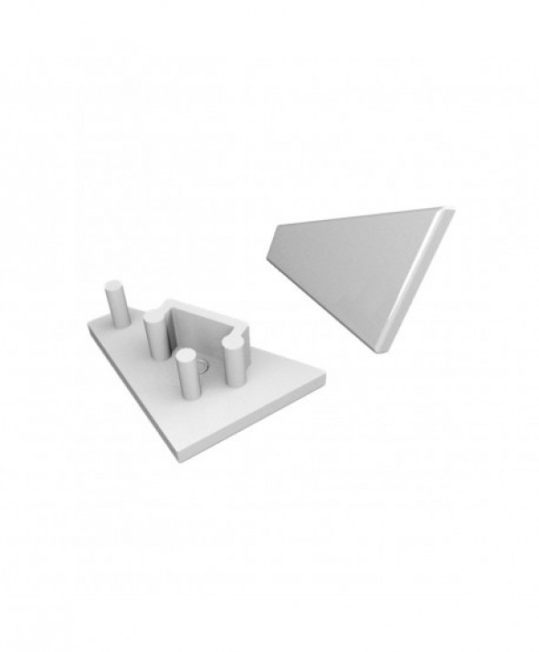 Zaślepka CORNER10 TOPMET srebro 10x2szt.