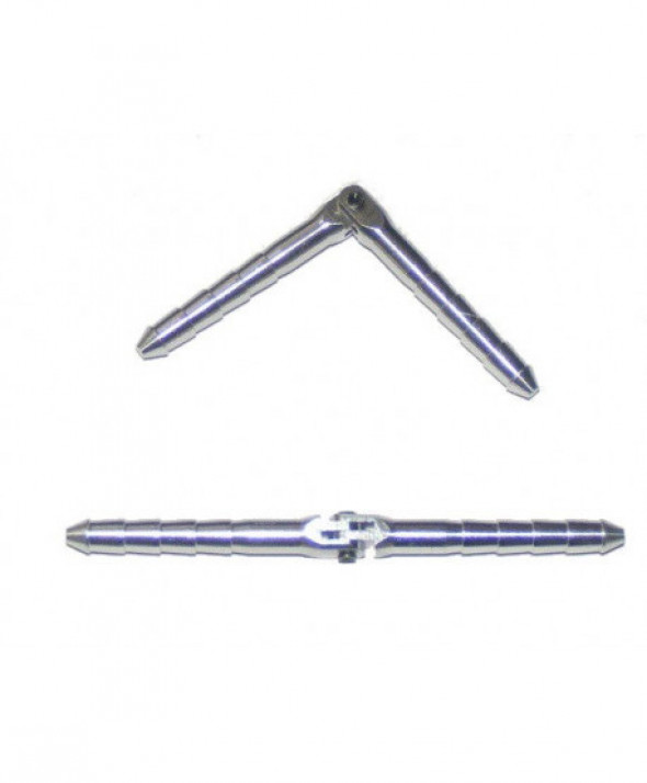 Zawias walcowy aluminiowy z pinem (demontowalny) 4,5 x 70 - 2szt