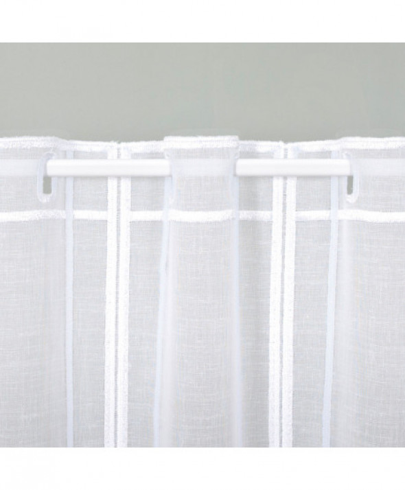 Zazdrostka biała z aplikacją panelowa 029700 30 cm.