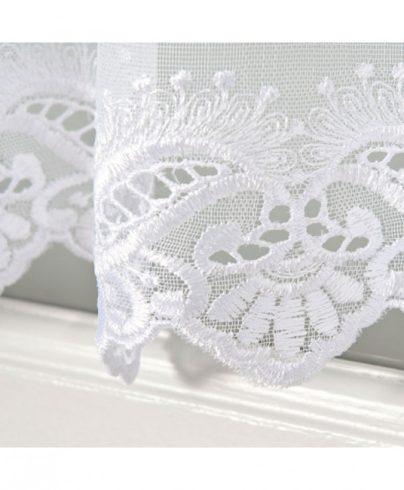 Zazdrostka biała z aplikacją pasowa 043600 50 cm.
