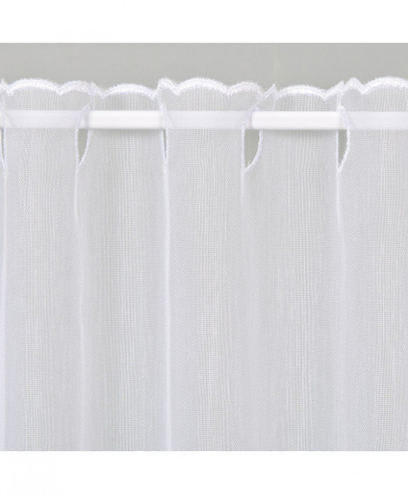 Zazdrostka biała z aplikacją pasowa 043600 70 cm.