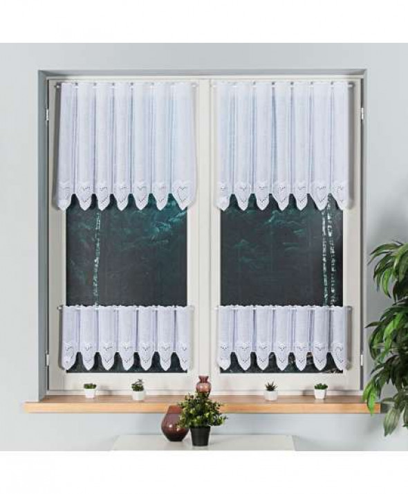 Zazdrostka haftowana, 30cm, kolor biały 044164