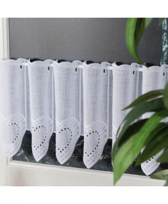 Zazdrostka haftowana, 90cm, kolor biały  044164