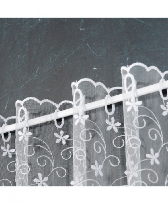 Zazdrostka haftowana po całości, 60cm, kolor biały 908958