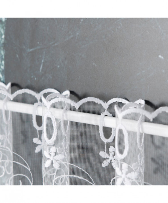 Zazdrostka haftowana po całości, 80cm, kolor biały 908958