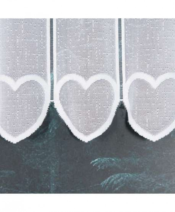 Zazdrostka żakardowa, 30cm, kolor biały 353820