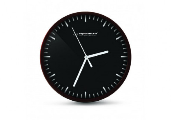 Zegar ścienny budapest czarny
