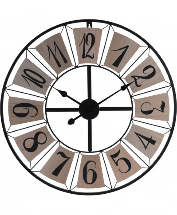 ZEGAR ŚCIENNY METALOWY 70CM