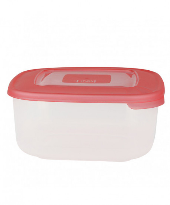Zestaw 3 pojemników na śniadanie / do przechowywania Tontarelli Family Food kwadratowy koralowy