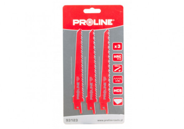 Zestaw brzeszczotów do drewna 3 szt proline (tps710,tps1050)