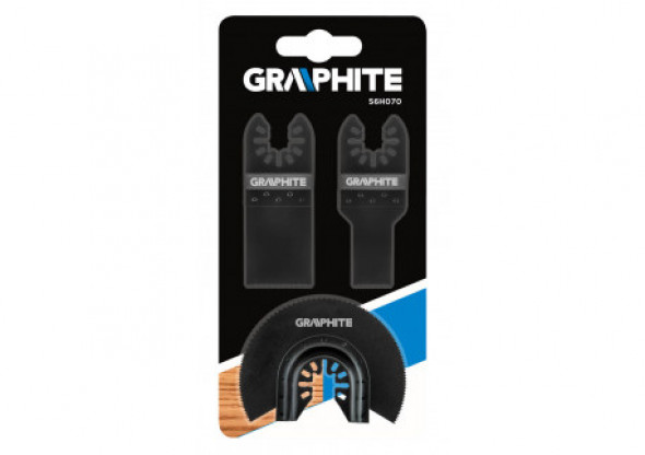 Zestaw brzeszczotów do drewna, 3 szt.