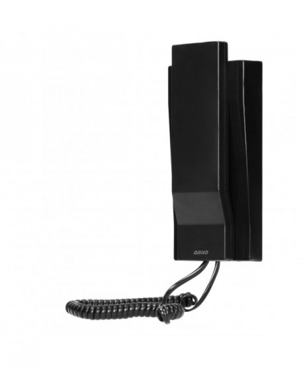 Zestaw domofonowy jednorodzinny z interkomem i czytnikiem breloków zbliżeniowych, czarny AVIOR