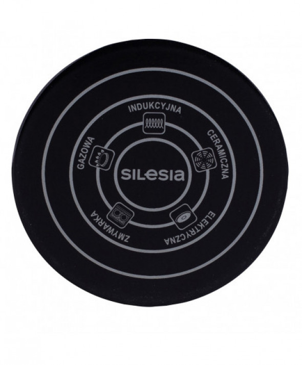 Zestaw garnków emaliowanych Silesia Rybnik "Kate" kremowy