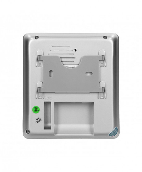 Zestaw wideodomofonowy 2-żyłowy bezsłuchawkowy, kolor, 4,3" LCD,  z czytnikiem breloków zbliżeniowych, czarny, NAOS RFID