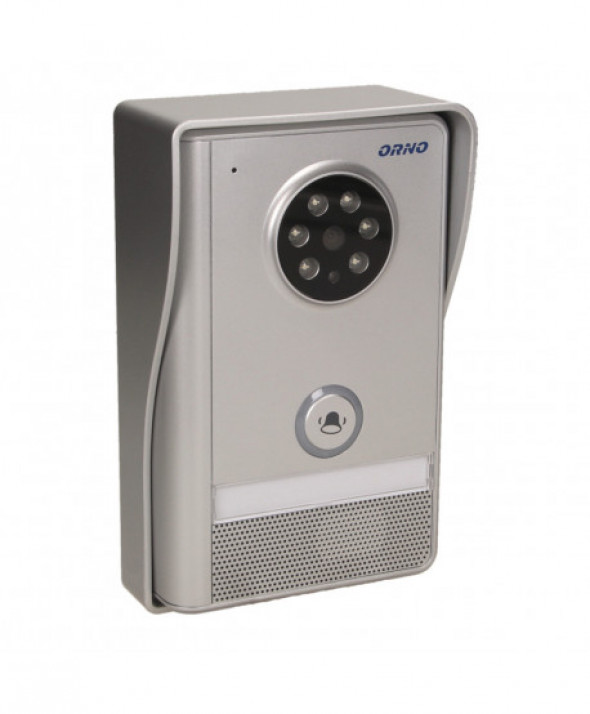 Zestaw wideodomofonowy, bezprzewodowy, zasięg 150m, kolor, LCD 2,4", pamięć, natynkowy, IP55, SEMIS MEMO