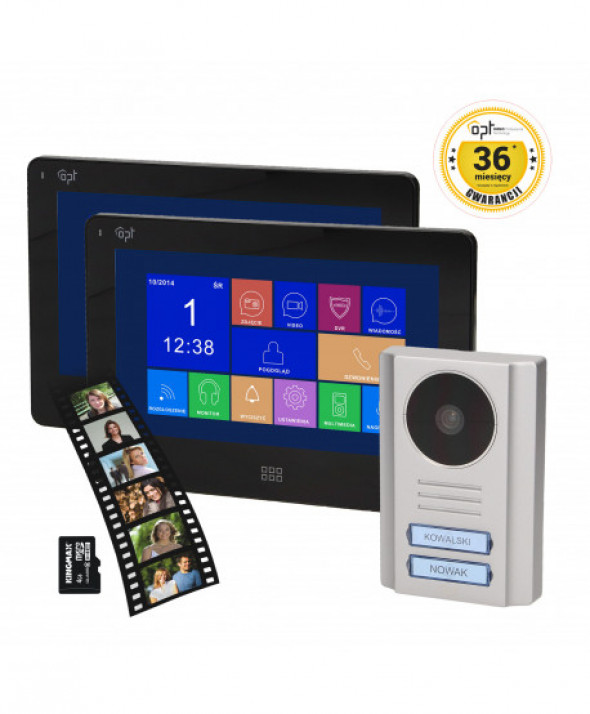 Zestaw wideodomofonowy SALUS MEMO MULTI 7"