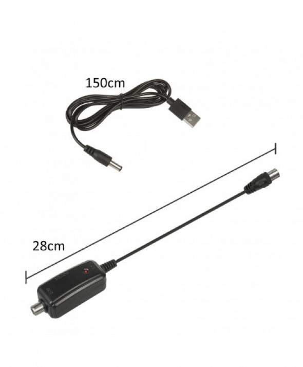 Złącze USB / adapter zasilający do anteny DVB-T Maclean, 5V, MCTV-697