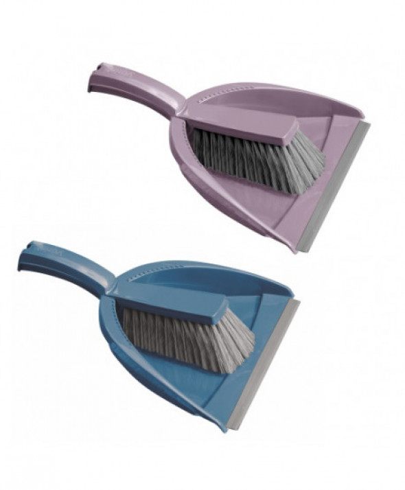 Zmiotka z szufelką z gumą STYLE