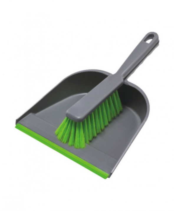 Zmiotka z szufelką z gumą