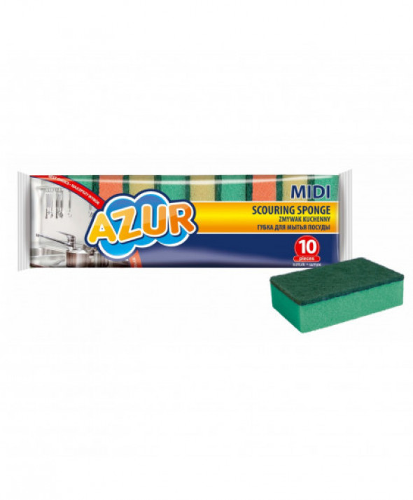 Zmywaki kuchenne 10szt Azur Midi