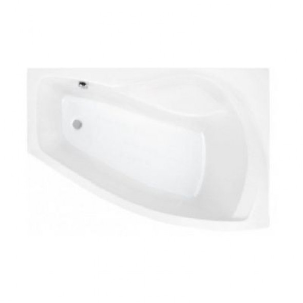 Asymetryczna narożna wanna akrylowa (Prawa) 140x75 cm Roca Nicole biały A24T113000