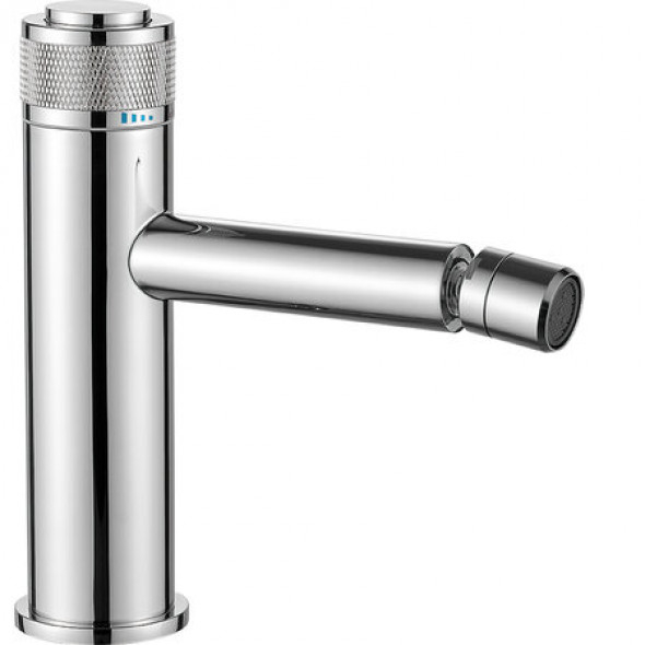 Bateria bidetowa stojąca z korkiem Laveo Volumo chrom BAV_032D