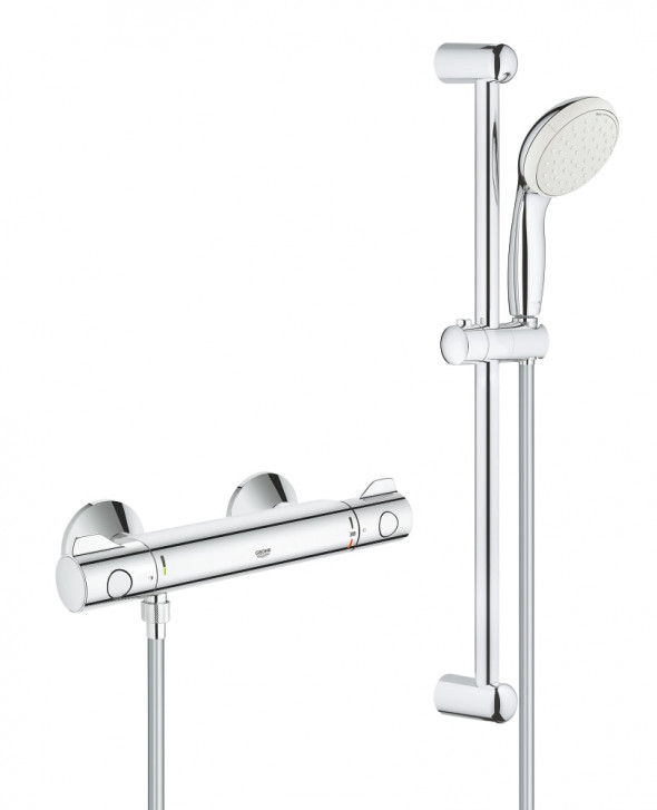 Bateria prysznicowa Grohe Grohtherm 800  z termostatem DN 15 z zestawem prysznicowym 34565001 .