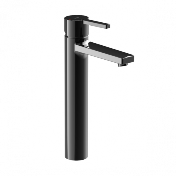 Bateria umywalkowa 1 – uchwytowa wysoka Roca Naia Cold Start czarny A5A3B96CN0