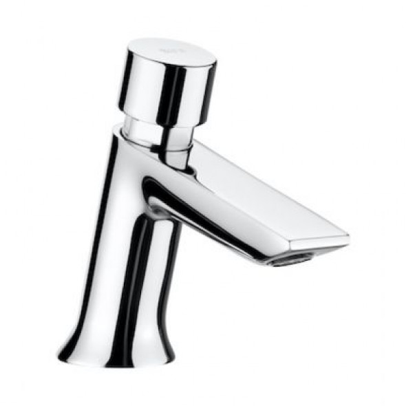 Bateria umywalkowa czasowa sztorcowa na wodę zmieszaną Roca Instant chrom A5A4277C00