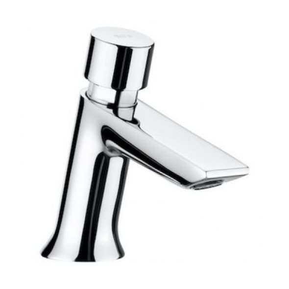 Bateria umywalkowa czasowa sztorcowa na wodę zmieszaną wersja ECO Roca Instant chrom 	A5A4477C00