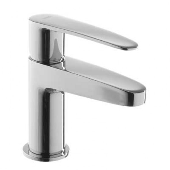Bateria umywalkowa jednouchwytowa Tres Flat-tres 20410301 z aeratorem chrom