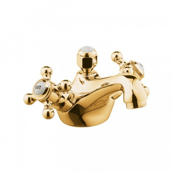 Bateria umywalkowa Kludi Adlon Złoty 510124520