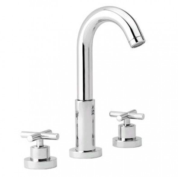 Bateria umywalkowa trzyotworowa Bimax-Tres Chrom 168105