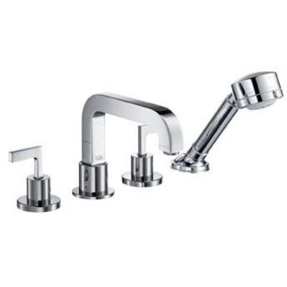 Bateria wannowa 4 otworowa Axor Citterio na cokół z płytek II Chrom 39454000