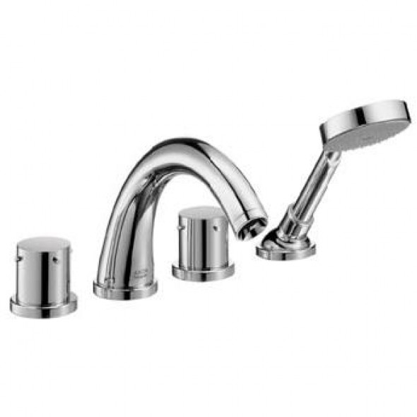 Bateria wannowa 4-otworowa Axor Starck na brzeg wanny Chrom 10444000