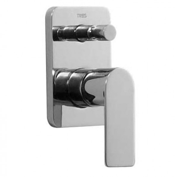 Bateria wannowa podtynkowa Loft-Tres Chrom 20018001