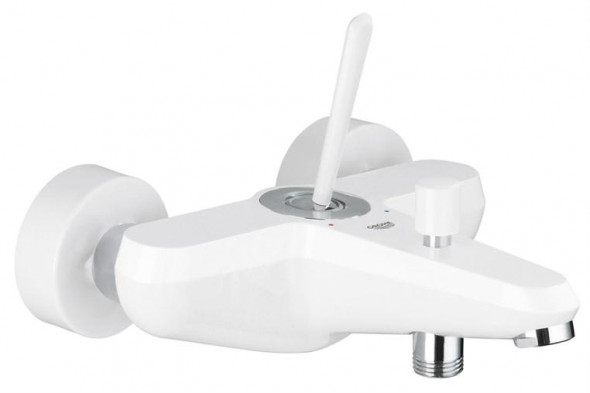 Bateria wannowa ścienna Grohe Eurodisc Joy biel szlachetna 23431LS0