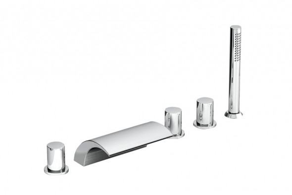 Bateria wannowa stojąca pięciootworowa wodospad WF 025.00 X070060