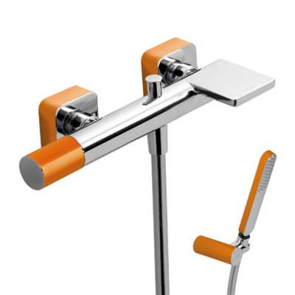 Bateria wannowa Tres Loft colors pomarańczowy 20017001NA