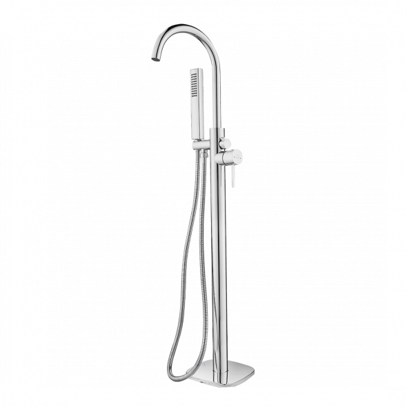 Bateria wannowa wolnostojąca Laveo Pola chrom BAP_011S