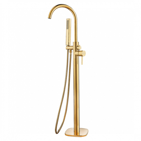 Bateria wannowa wolnostojąca Laveo Pola złoty BAP_G11S