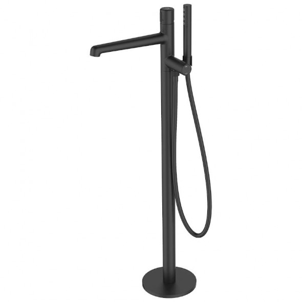 Bateria wannowa wolnostojąca Laveo Pretto czarny BAO_711S