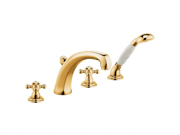 Bateria wannowo-natryskowa Kludi Adlon Złoty 515244520
