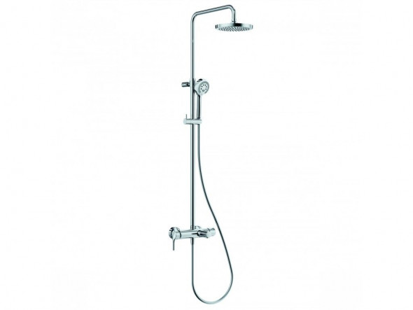 Bateria wannowo-natryskowa Kludi LOGO DUAL SHOWER SYSTEM jednouchwytowa Chrom 6808305-00