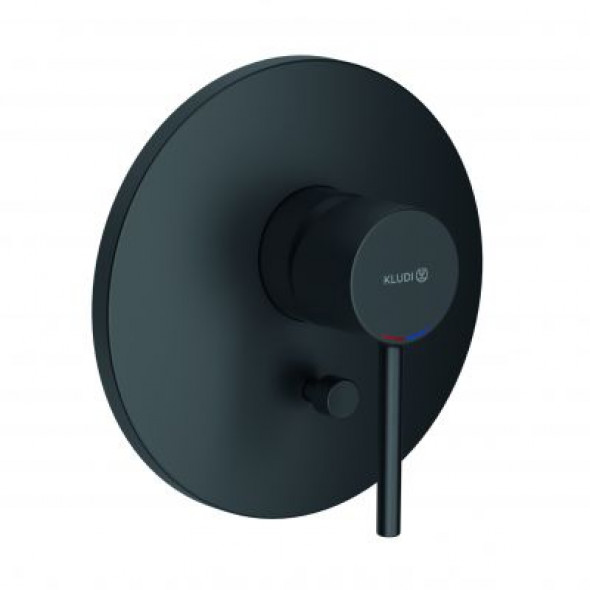 Bateria wannowo-natryskowa podtynkowa Kludi Bozz czarny mat 386503976