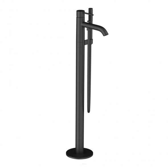 Bateria wannowo-natryskowa wolnostojąca Kludi Bozz czarny mat 385903976