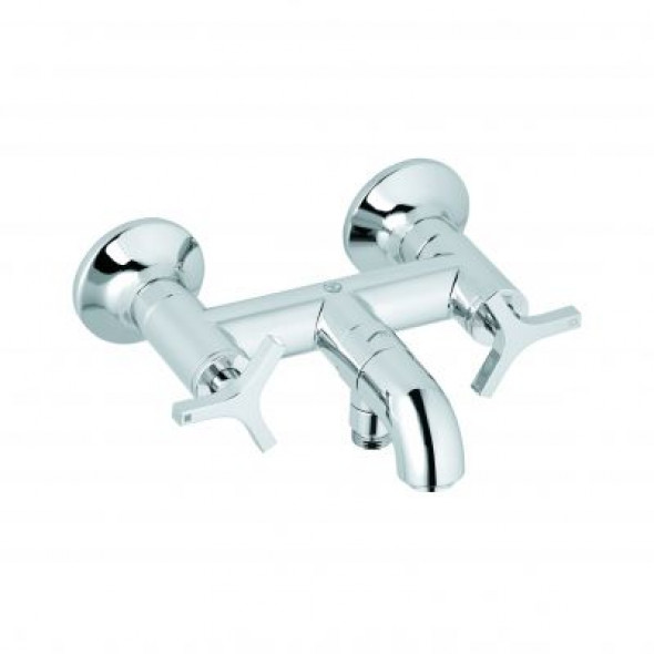 Bateria wannowo – prysznicowa ścienna Kludi Nova Fonte Déco chrom 205400539