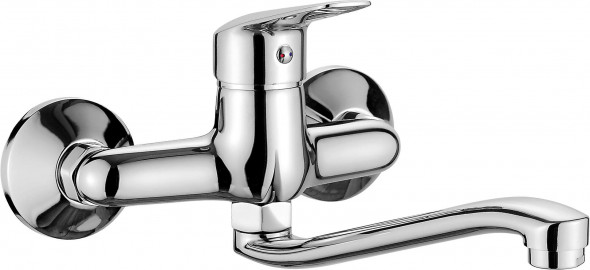Bateria zlewozmywakowa Deante Boro chrom ścienna BMO_080M
